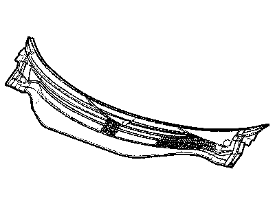 Mopar 4894160AF Grille Cowl Panel