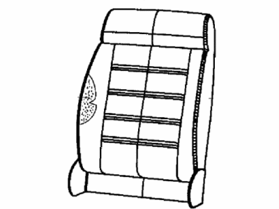Mopar 6CN62YSAAA Cover Front Seat Back