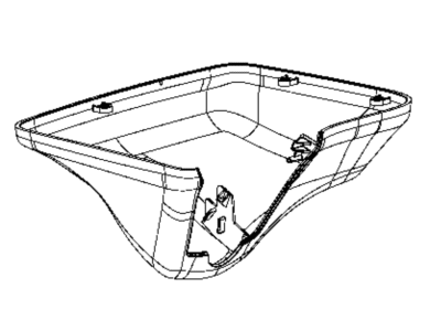 Jeep 68306543AA COVER Mirror Lower