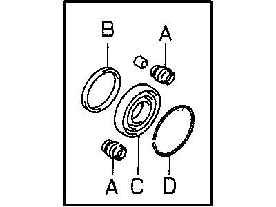 Dodge MN102203 Overhaul Kit