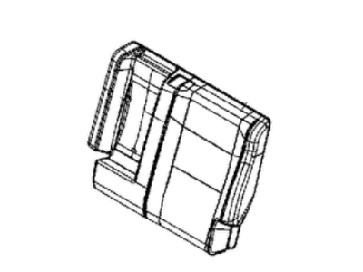 Jeep 6VK83HL1AB COVER Rear Seat Back Left