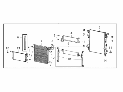 Jeep 68272753AH MODULE Cooling