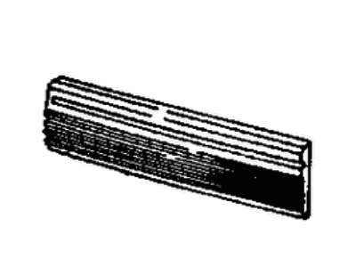 Jeep 5CZ47MY2 INSERT, Front Door Cladding, "New Gold" color for vehicles built 10/5/92 and later, Right