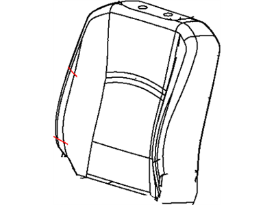 Ram 5SP01LA8AA COVER Front Seat Back