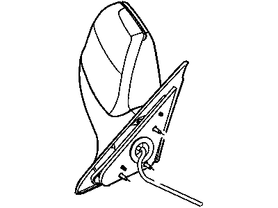 Jeep 55396637AC MIRROR Outside, Rearview, Electric, Heated