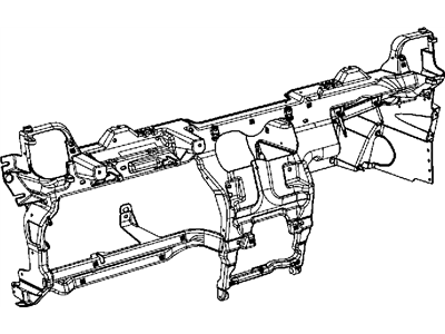 Jeep 68003432AA REINFORCEMENT Instrument Panel