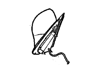 Mopar 5067026AE Mirror Outside Rearview Electric Foldaway