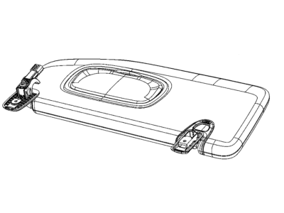 Jeep 6RP65PS4AA VISOR