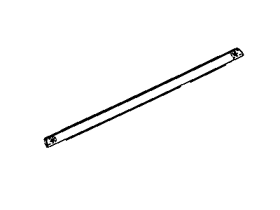 Jeep 5074653AF WEATHERSTRIP Rear Door Belt Outer