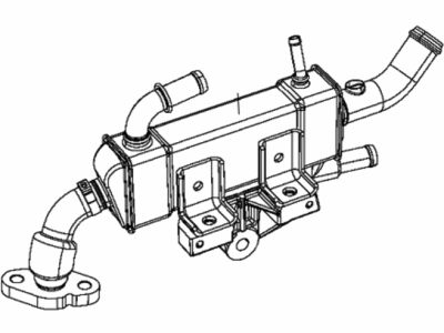 Mopar 5281409AE Cooler EGR Mopar 5281409AE Cooler EGR
