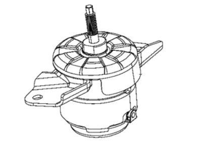 Jeep 68284620AC ISOLATOR Engine Mount Right Side