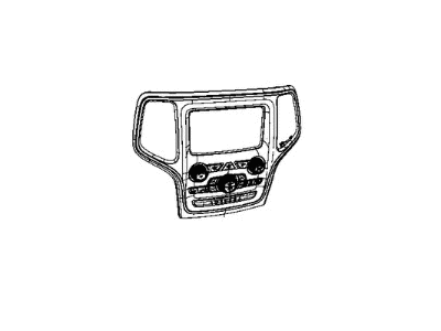 Mopar 5091840AD Center Stack Vehicle Feature Controls