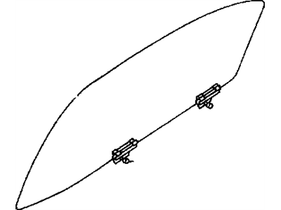 Chrysler 4814334AC Door Glass