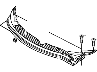 Chrysler 4805238AD Cowl Vent Panel