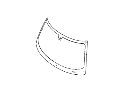 Mopar 68102840AA Windshield Shipping Assembly-30 Lite Glass