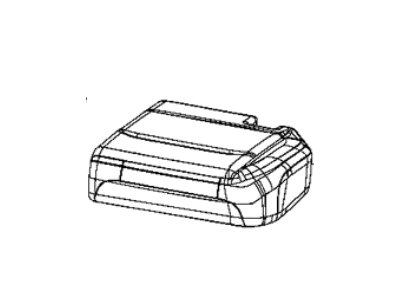 Jeep 6PX09LA3AD COVER Rear Seat Cushion Left