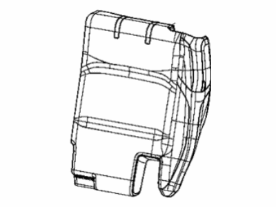 Jeep 6PW95LA3AD COVER Rear Seat Back Left