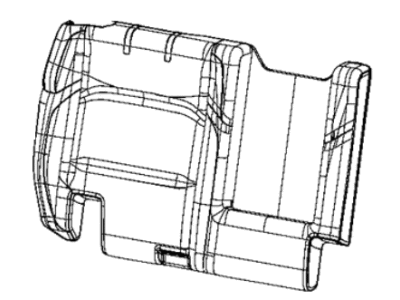 Jeep 6PW94LA3AD COVER Rear Seat Back Right