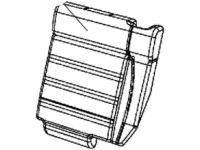 Jeep 5MH83XR4AB COVER Rear Seat Back Left