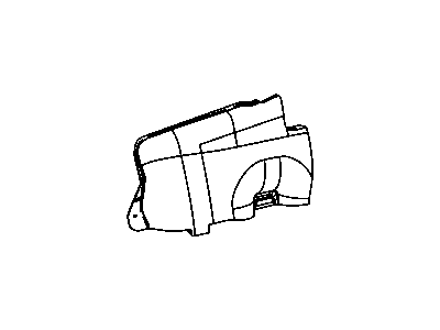 Dodge 68039422AA SILENCER Fender to Hinge Pillar