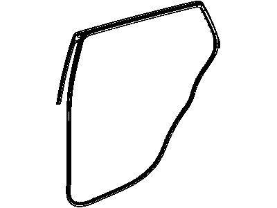 Dodge 55399186AC WEATHERSTRIP Rear Door Opening