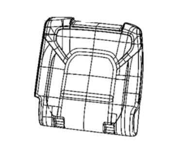 7AR59BD3AA Mopar Cover Rear Seat Back Left Illustration 1 of 1