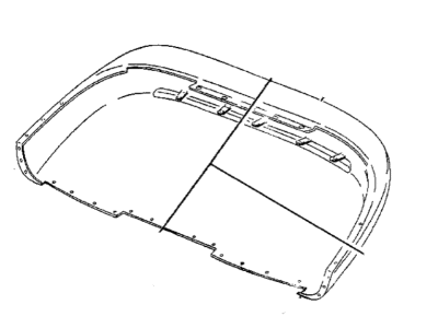 1994 Dodge Viper Bumper - 4709034