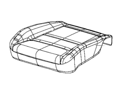 Mopar 6RE26BD3AD Cover Front Seat Cushion