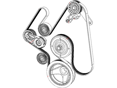 Mopar 53032645AA Pulley Idler Mopar 53032645AA Pulley Idler