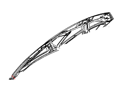 Dodge 4814749AF HOOD