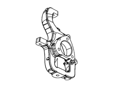 Ram 68286566AB KNUCKLE Front