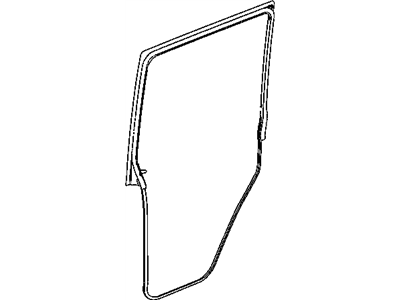 Jeep 55395719AM WEATHERSEAL DOOR TO BODY Rear FULL DOOR