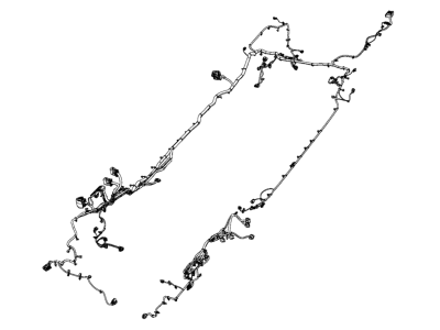Mopar 68320352AC Wiring Chassis Left Front 68320352AC Mopar Wiring Chassis Left Front Illustration 1 of 1