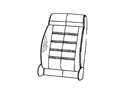 Jeep 1YG40KX1AA COVER Seat Back