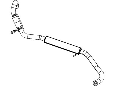 Ram 68040250AH PIPE Exhaust Front