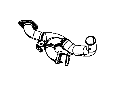 Ram 68034400AF PIPE Exhaust Crossunder
