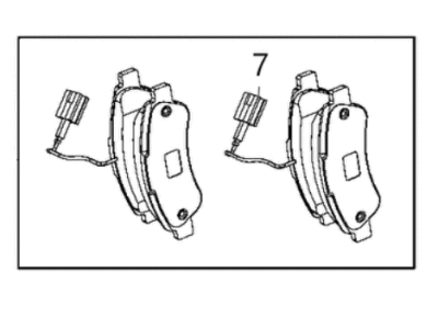 Ram ProMaster 1500 Brake Pad - 68289463AA