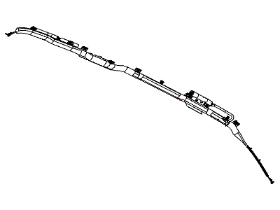 Chrysler 52029345AF AIR BAG Side Curtain