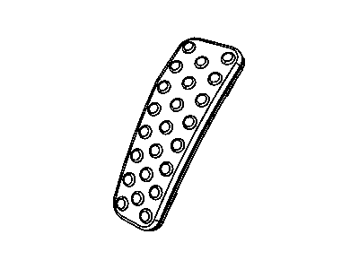 Dodge 4861727AA PAD Accelerator Pedal