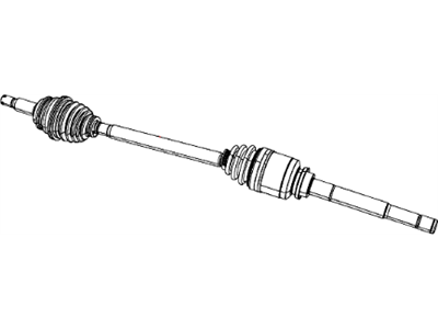 Jeep 52123873AA SHAFT Axle Half