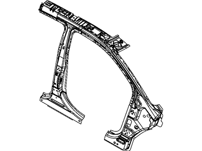 Mopar 68035434AA Panel Bodyside Aperture Front Inner Inner