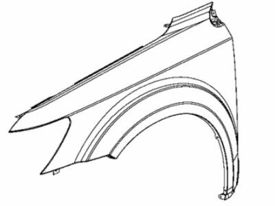 Mopar 5076727AD Panel Fender