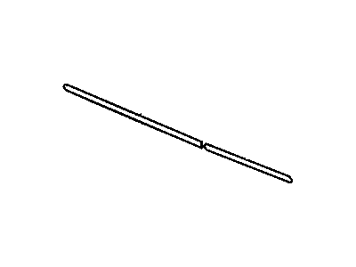 Dodge 5JX79ZSPAA MOLDING Rear Door