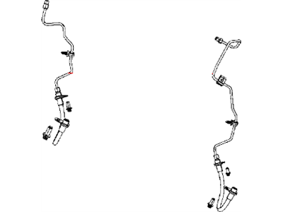 Dodge 5085615AB HOSE AND TUBE Brake