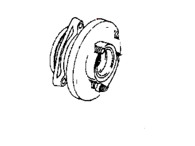 Jeep V2508692AA HUB AND BEARING Brake