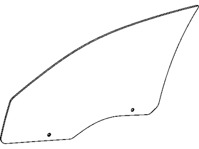 Chrysler 5074556AA GLASS Front Door