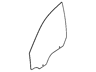 Jeep 5074816AC GLASS Front Door