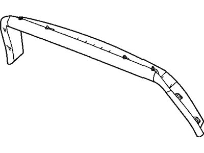 Mopar 5HS08BDXAD Panel Liftgate Trim Upper Mopar 5HS08BDXAD Panel Liftgate Trim Upper