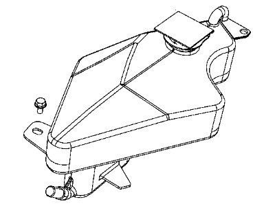 Chrysler 5058371AD BOTTLE Coolant Recovery
