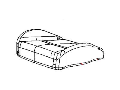 Chrysler 1WU47DX9AA HEADREST Front